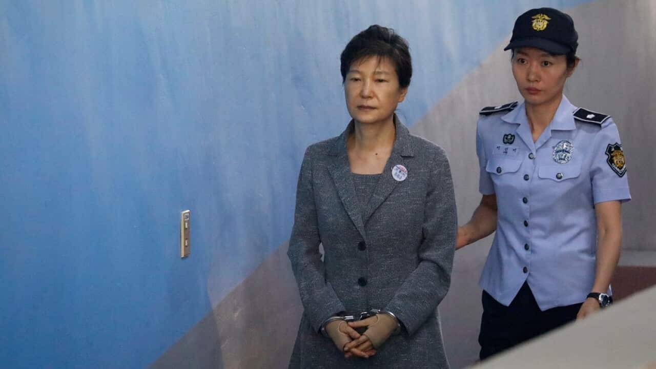 Former South Korean President Park Geun-hye.