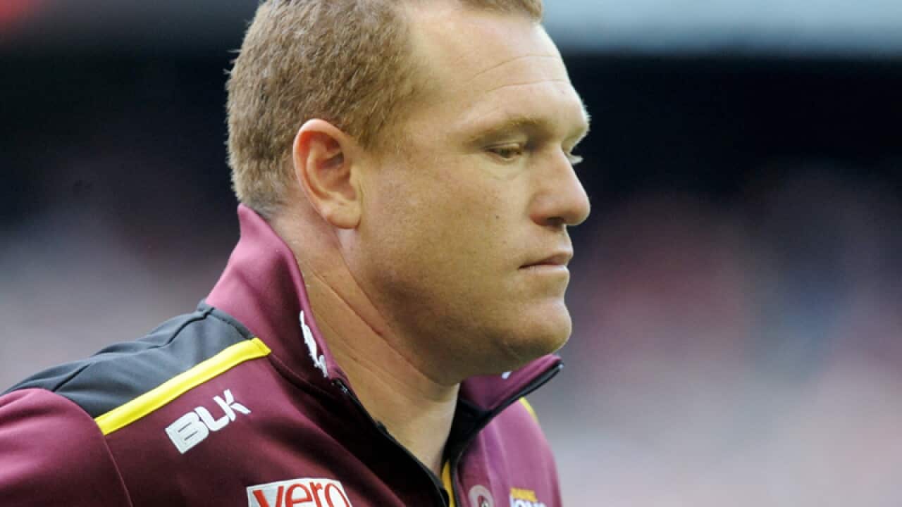 Brisbane Lions coach Justin Leppitsch