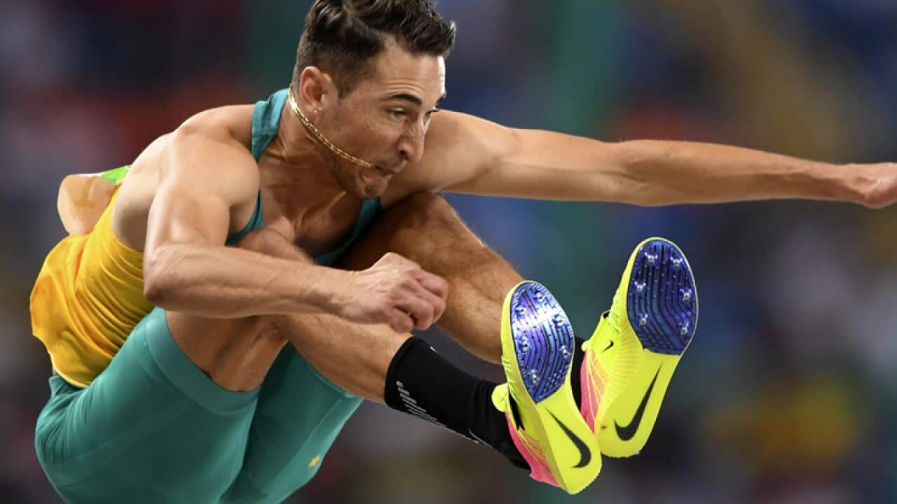 Australian long jumper Fabrice Lapierre