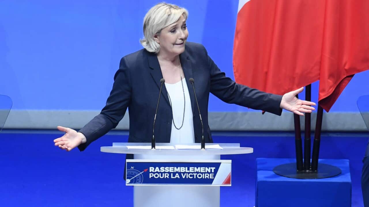 French nationalist leader Marine Le Pen