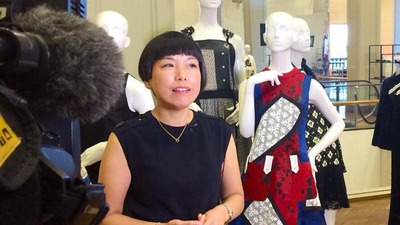 China Vogue editor in chief Angelica Cheung. (SBS)