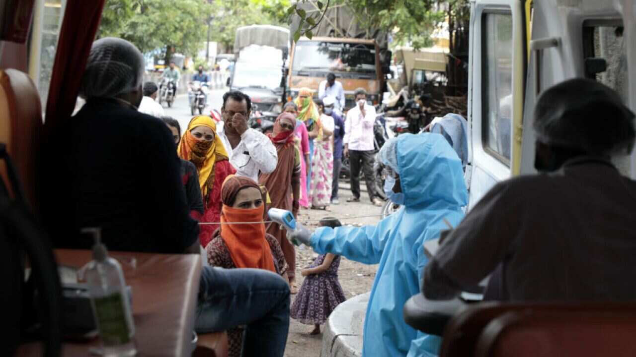 Medical Team Conducts COVID-19 Coronavirus Test