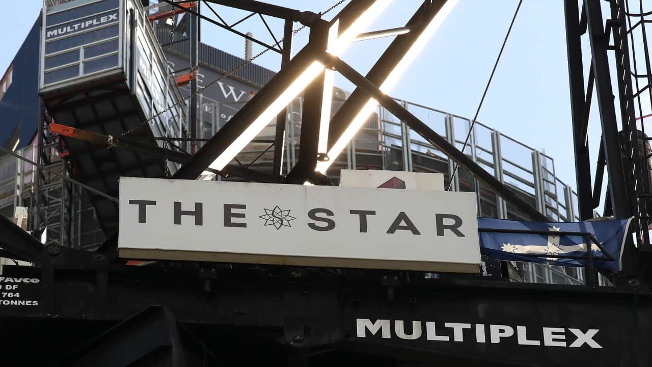 A general view of construction of the Star Casino in Brisbane, Tuesday, June 14, 2022. (AAP Image/Jono Searle) NO ARCHIVING