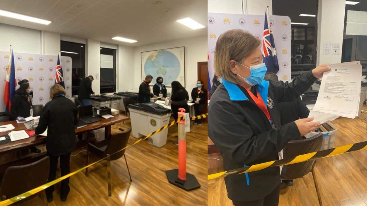 canvassing of ballots at Philippine Embassy in Canberra