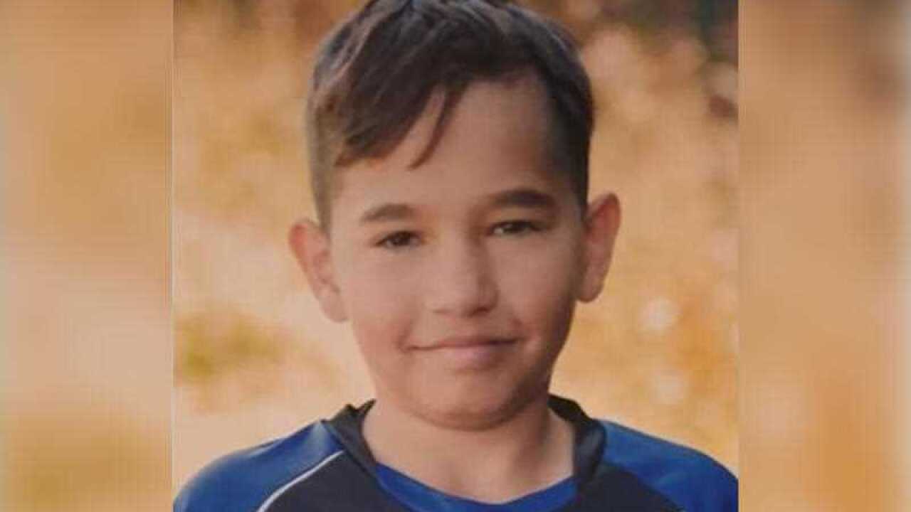 A supplied undated image obtained Thursday, June 9, 2022 shows missing 11-year-old boy Christopher Wilson. A search is underway for an-11-year-old boy who went missing after getting off a schoolbus to go home in Sydney's northwest.