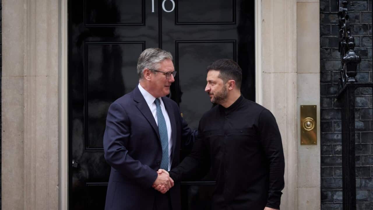 Prime Minister of the United Kingdom Keir Starmer and President of Ukraine Volodymyr Zelenskyy