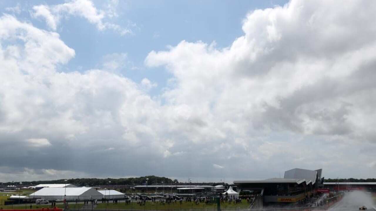 Cars during the 2016 British Grand Prix at Silverstone