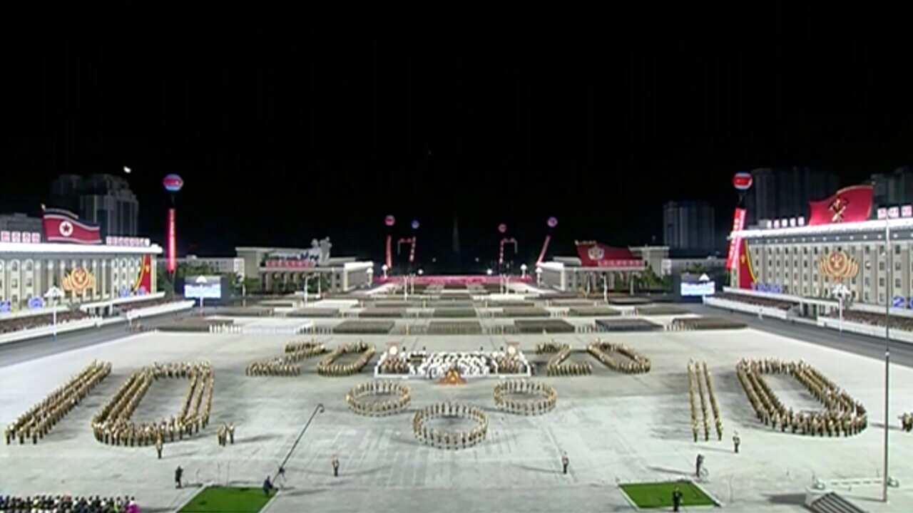 North Korea has held a massive military parade and public rally to celebrate the 75th anniversary of the country's ruling party.