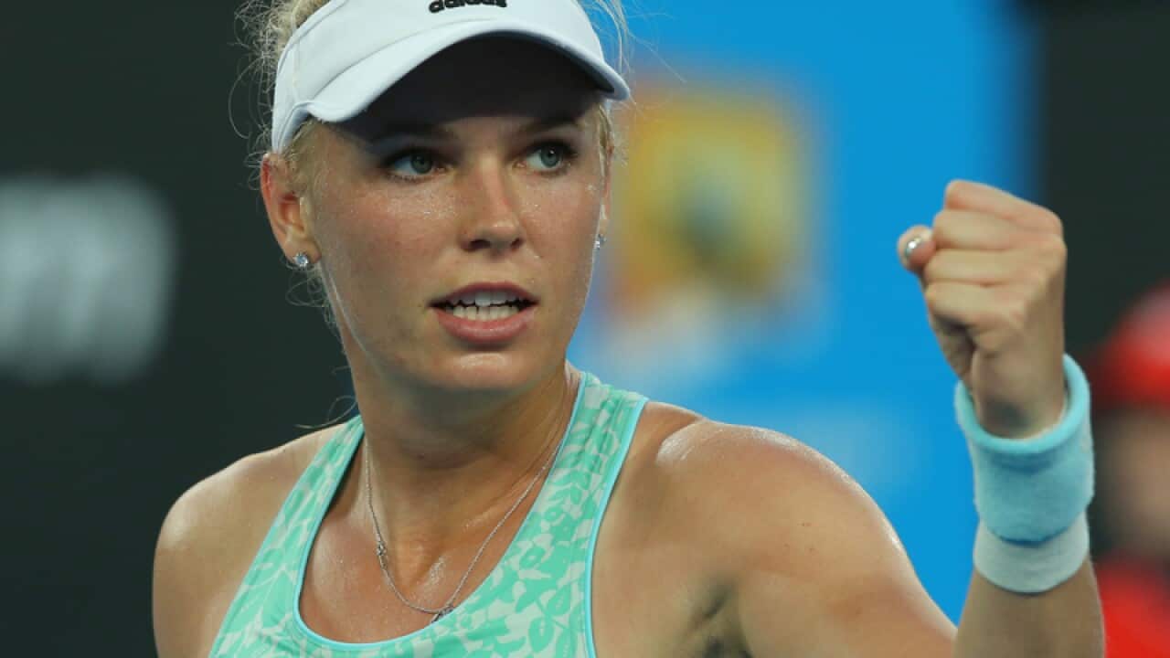 Caroline Wozniacki of Denmark