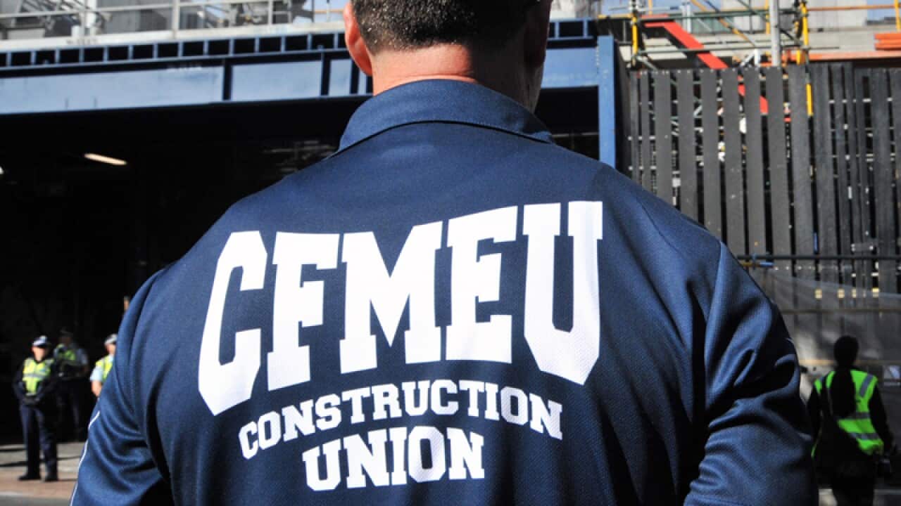 A construction worker