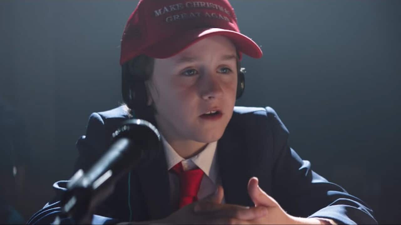 President Trump look-alike in Air New Zealand ad