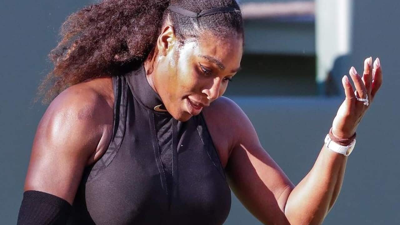 American tennis player Serena Williams