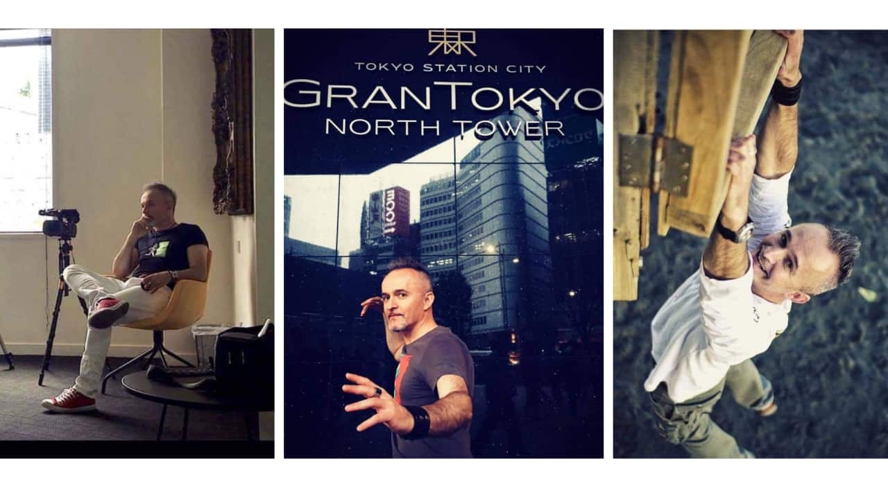 Zoran Jakimov in Tokyo and on the set as a director