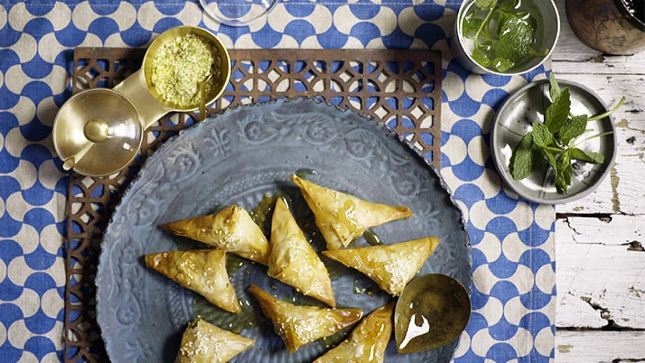 Moroccon Briouats – Sweet honey and almond