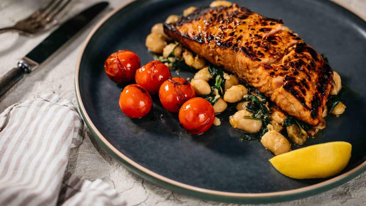Honey mustard salmon
