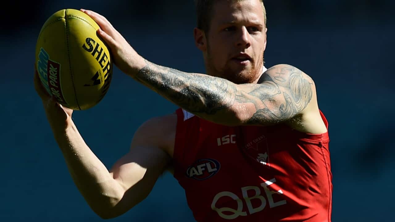 Sydney Swans AFL player Zak Jones