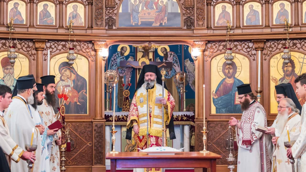 Από προηγούμενη επίσκεψε του Αρχιεπισκόπου μακαρίου στην Πέρθη Robi Gerovasilis Photography