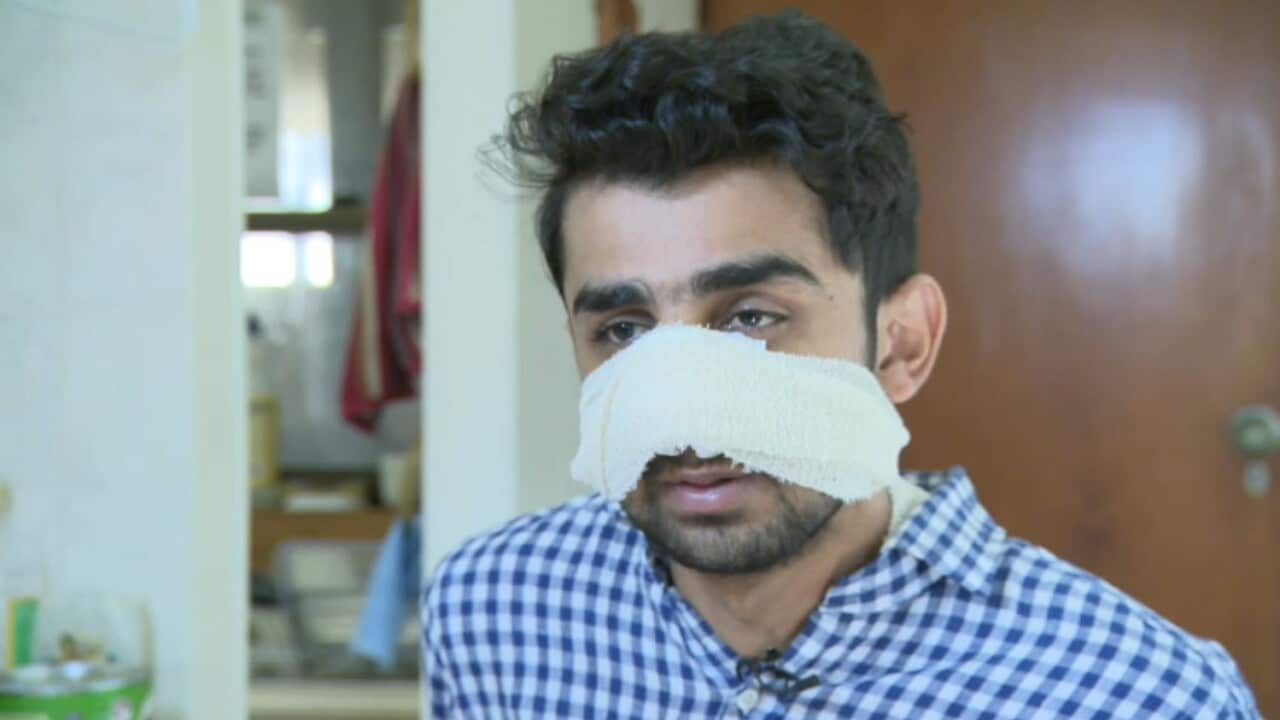 Abdullah Qaiser speaking about the attack.