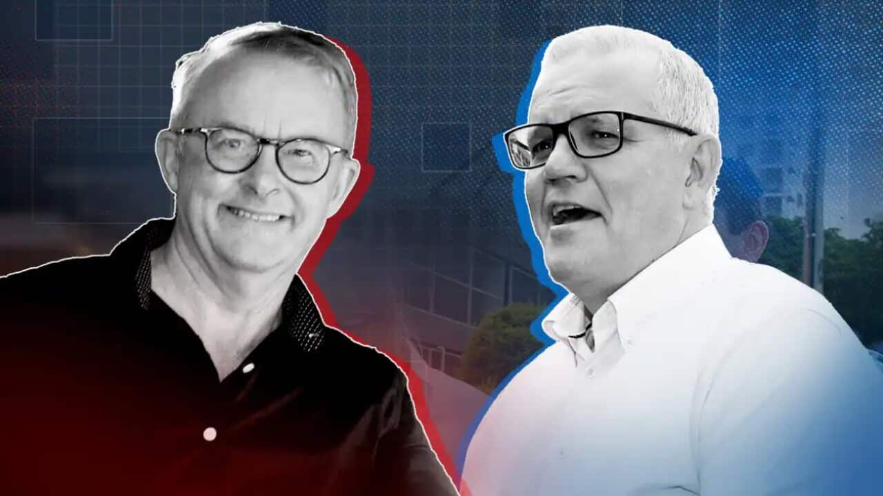 Anthony Albanese and Scott Morrison