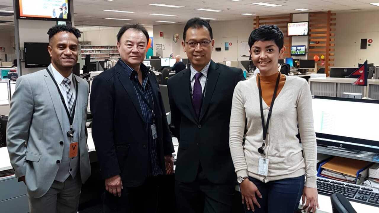 Consul Hermanus, SBS Ricky, Consul General Heru Subolo, SBS Tia Ardha