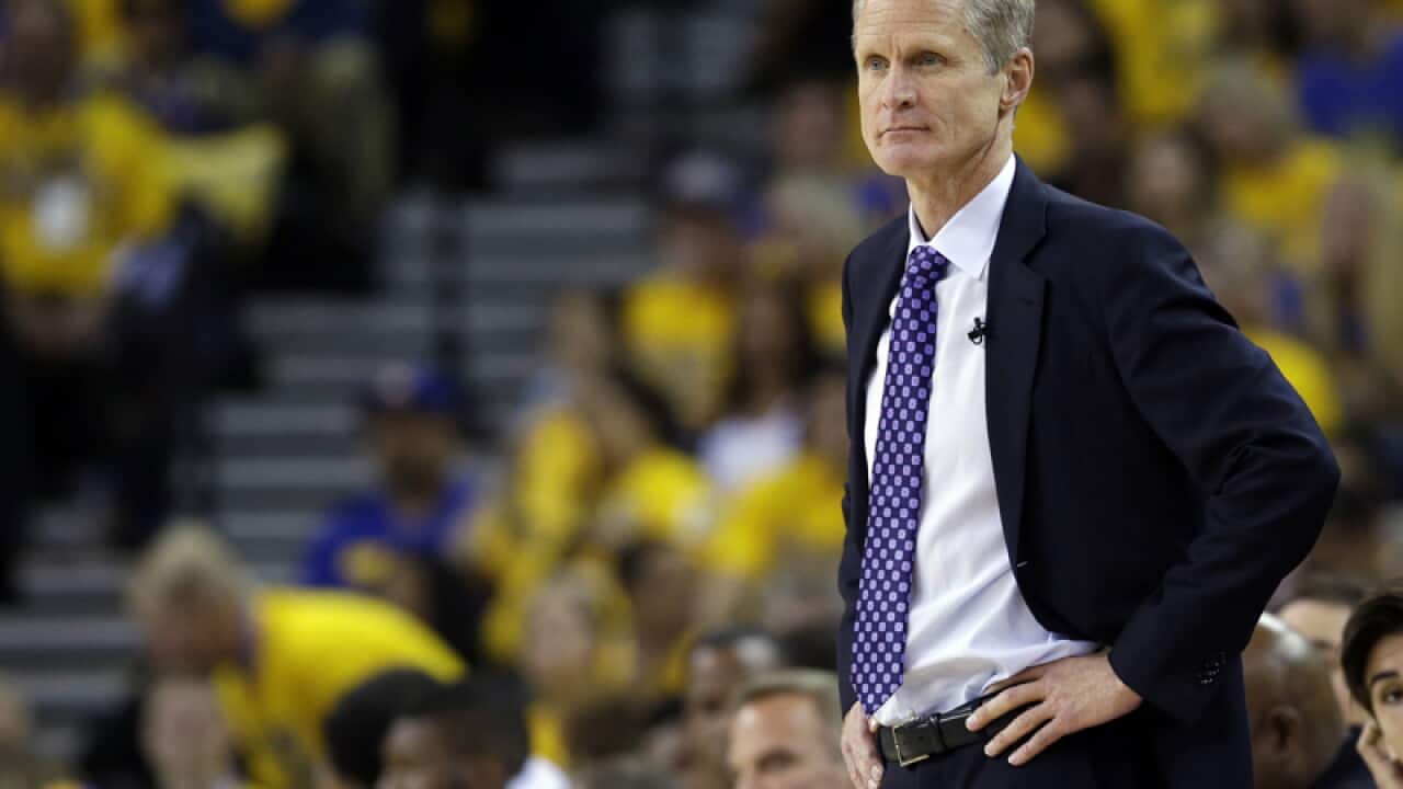 Golden State Warriors head coach Steve Kerr