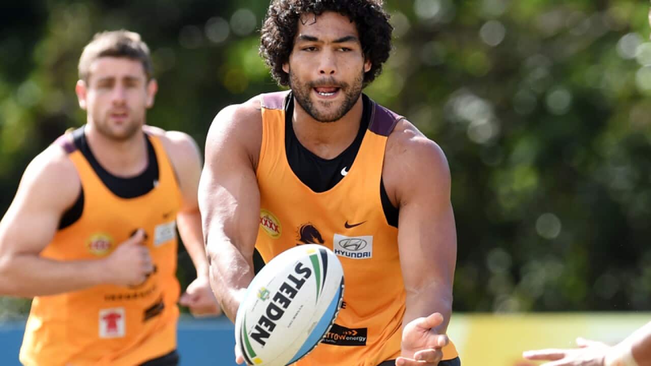 Brisbane Broncos player Adam Blair.