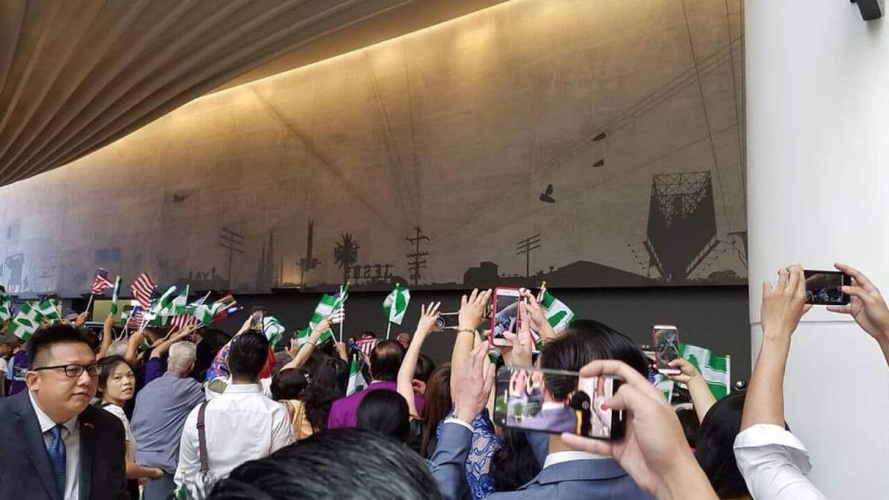 Taiwan President Tsai Ing Wen visited LA