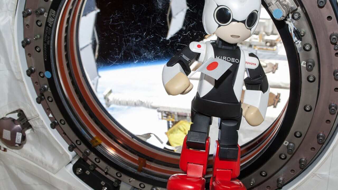 Humanoid robot "Kirobo" in the ISS