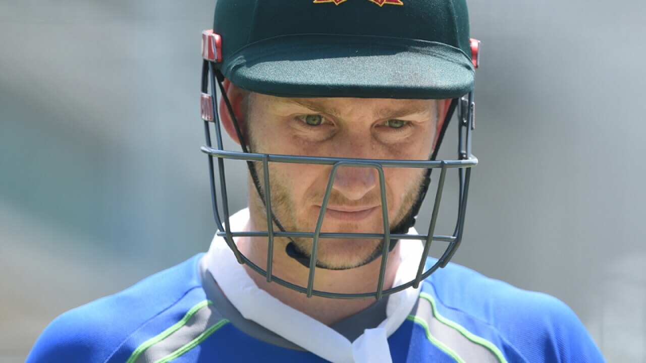 Peter Nevill is seen during the Australian team training