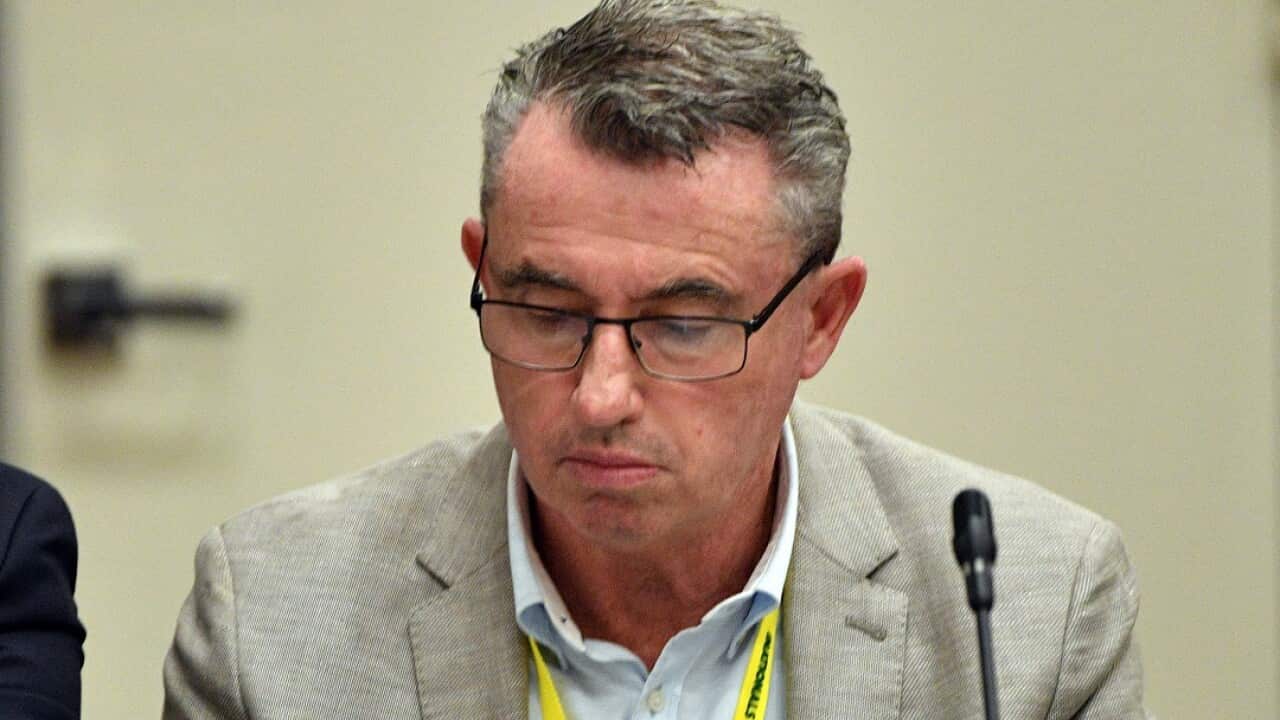 Nationals Member for Page Kevin Hogan at the Nationals Federal Council at the Canberra Hyatt Hotel in Canberra, Saturday, August 18, 2018. (AAP Image/Mick Tsikas) NO ARCHIVING