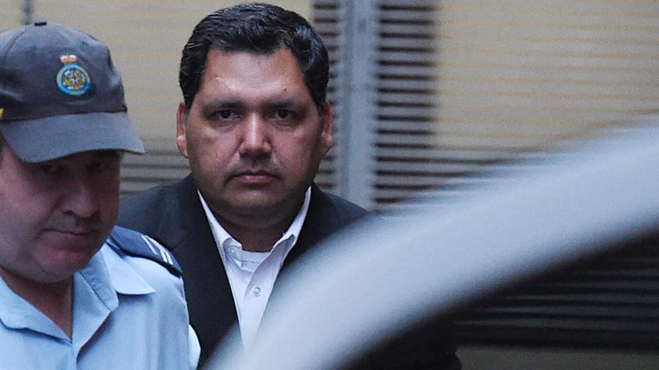 General view of NSW Fire and Rescue crews