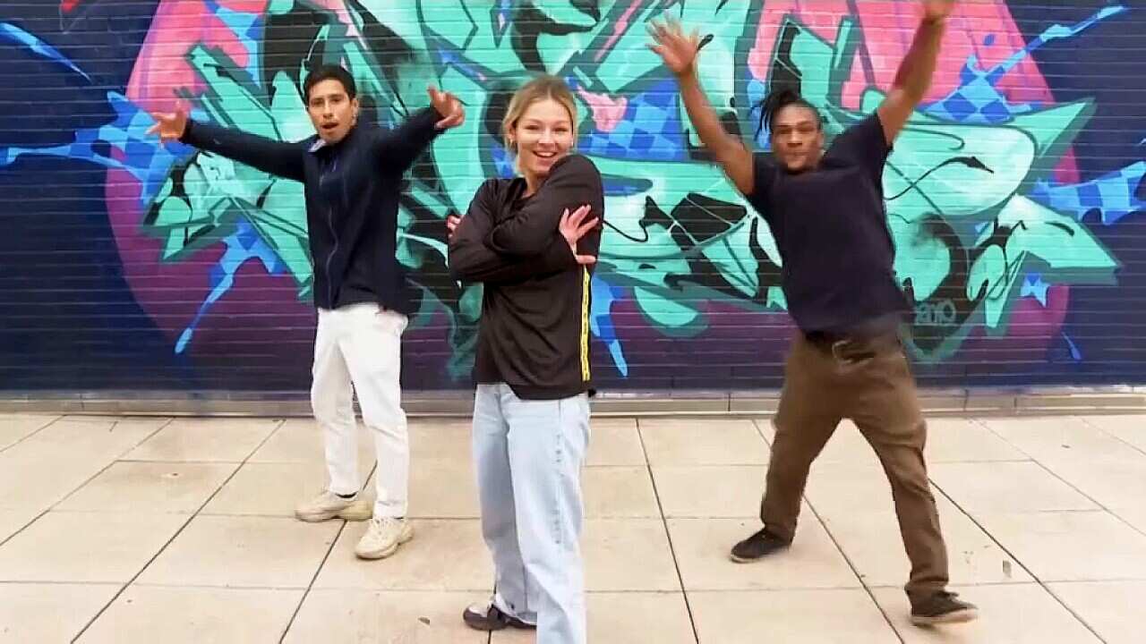 Breakdancers: Montalvo, Pavlenko at Lopes