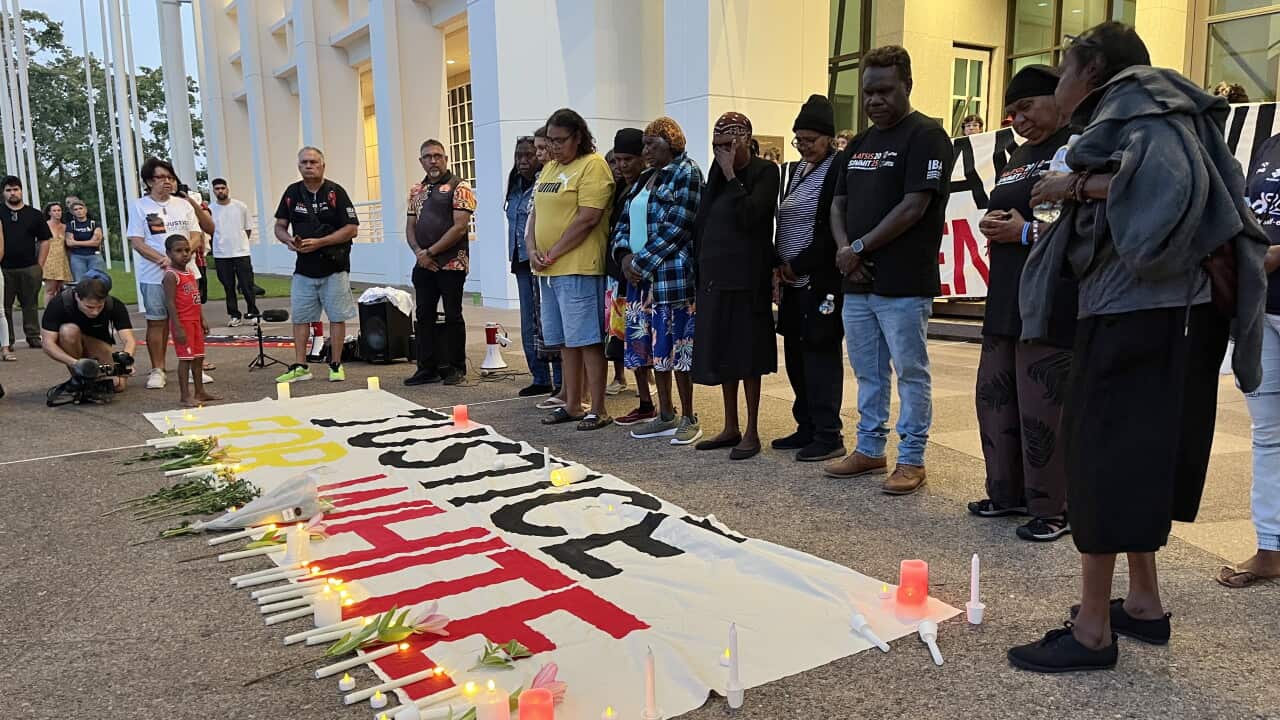 KUMANJAYI WHITE DEATH IN CUSTODY VIGIL