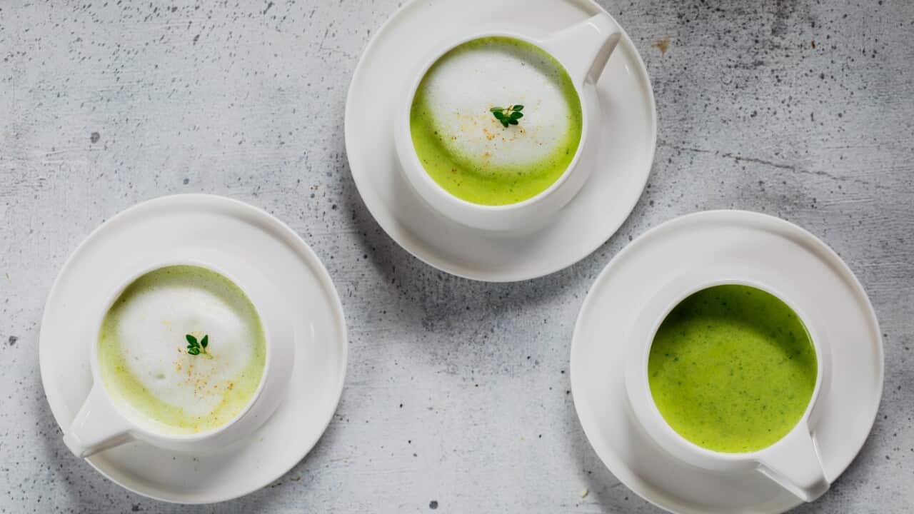 Asparagus cappuccino