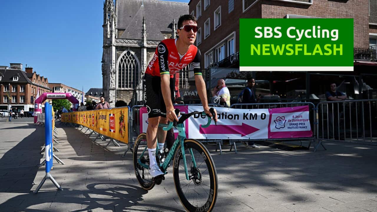 LENS, FRANCE - MAY 13: Miles Scotson of Australia and Team Arkea - B&B Hotels prior to the 1st Classique Dunkerque / Grand prix des Hauts de France 2025 a 193.5km one day race from Dunkerque to Lens on May 13, 2025 in Lens, France. (Photo by Luc Claessen/Getty Images)