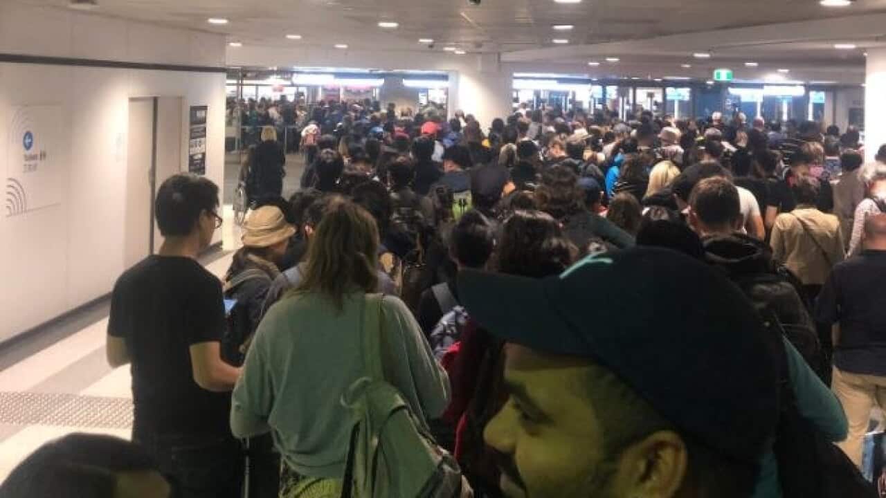 Scenes at airport.
