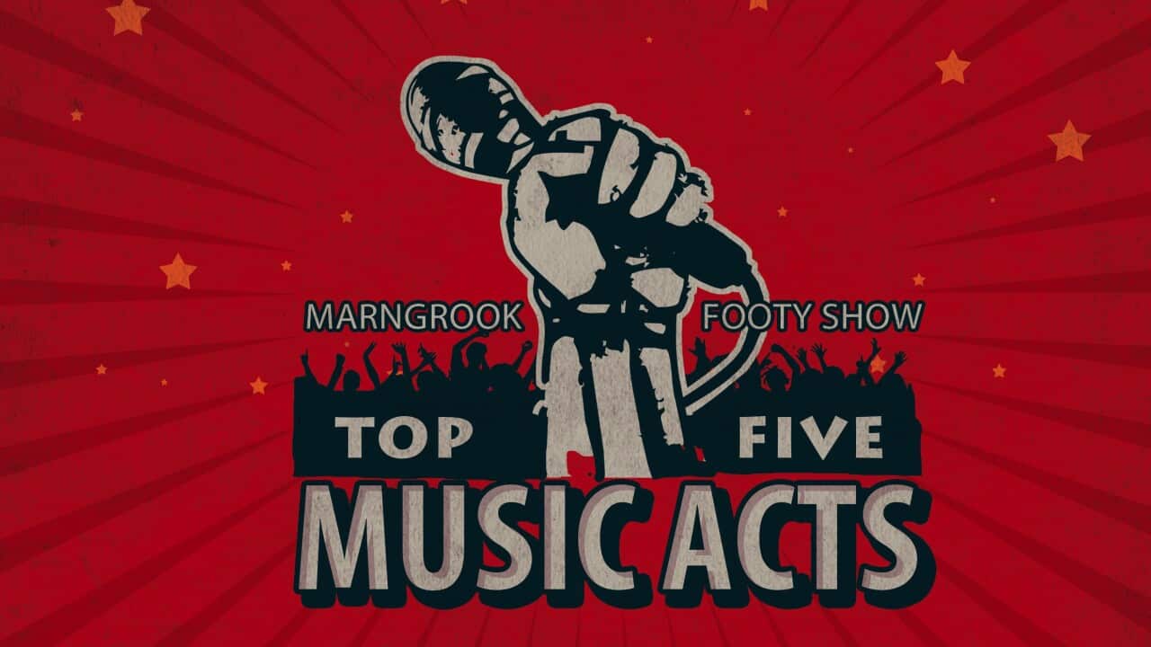 Marngrook Footy Show Top Five Music Acts