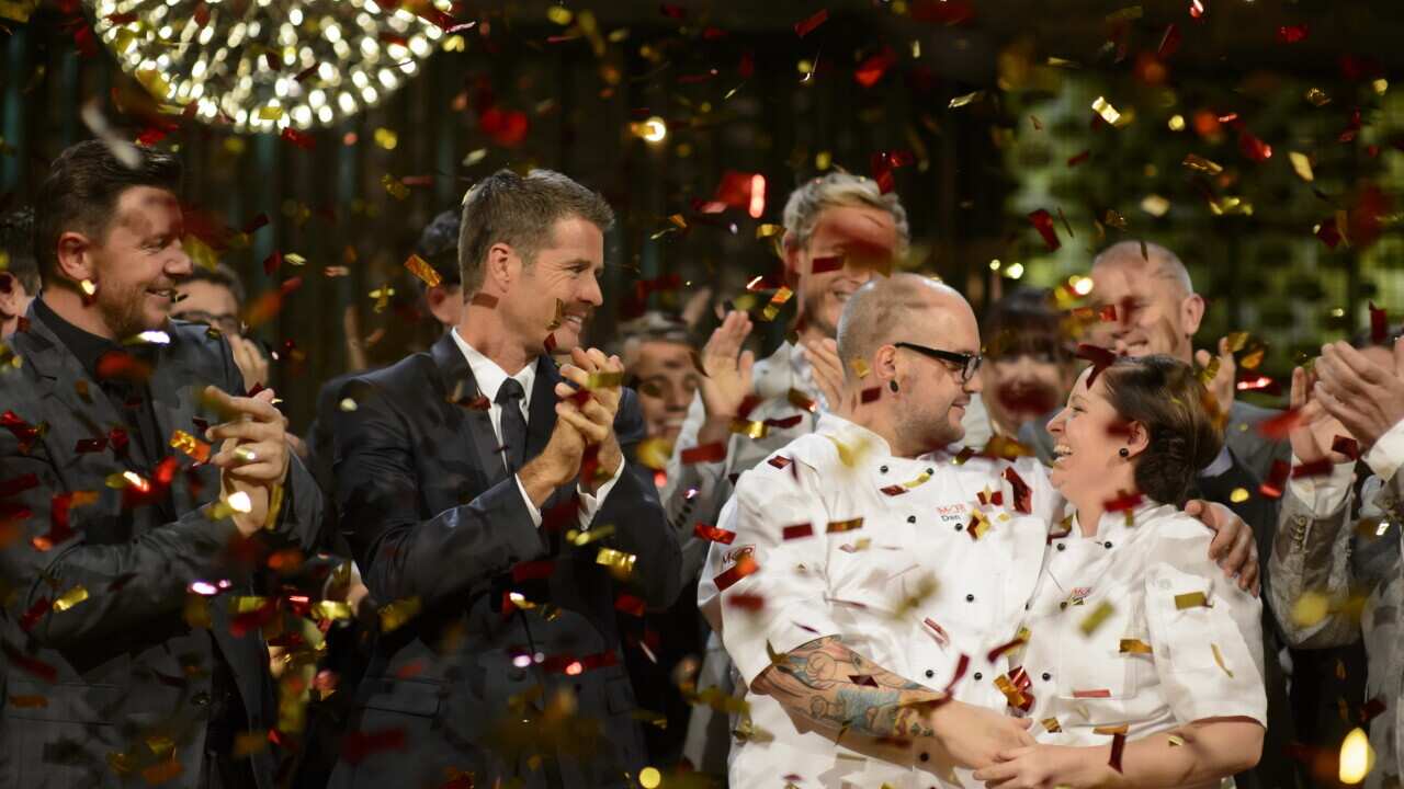 Dan and Steph Mulheron who won $250,000