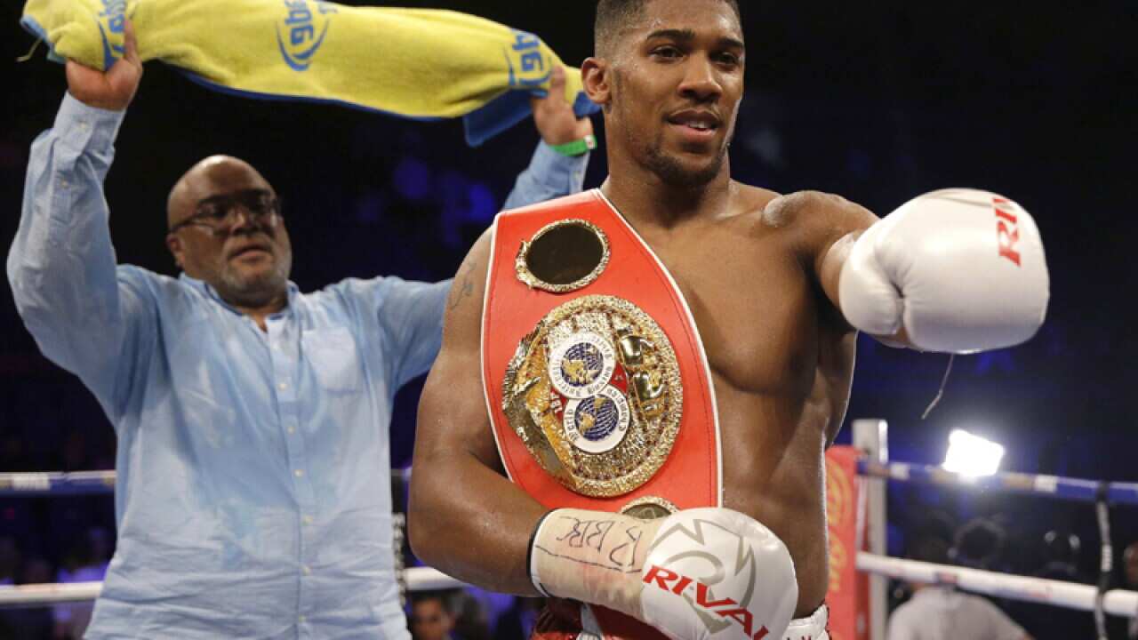 British boxer Anthony Joshua