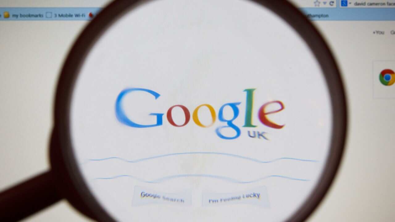 The Google logo as on a computer screen