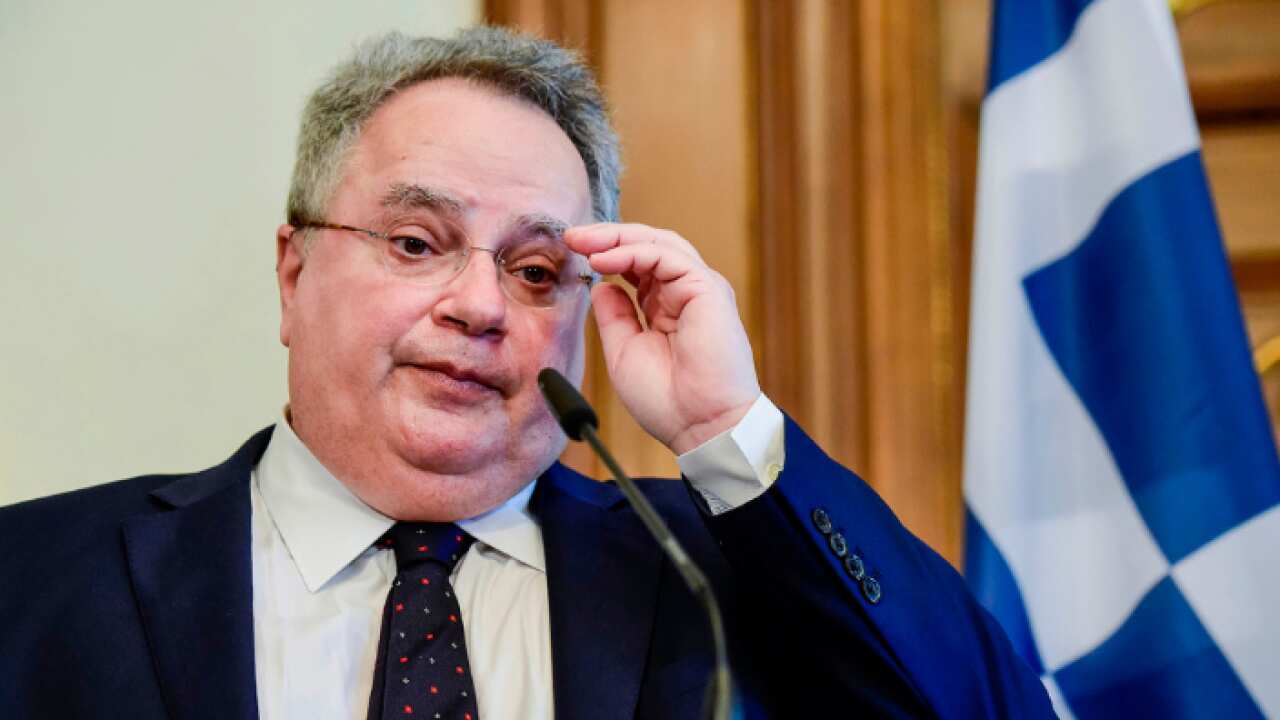 Greek Foreign Minister Nikos Kotzias resigns