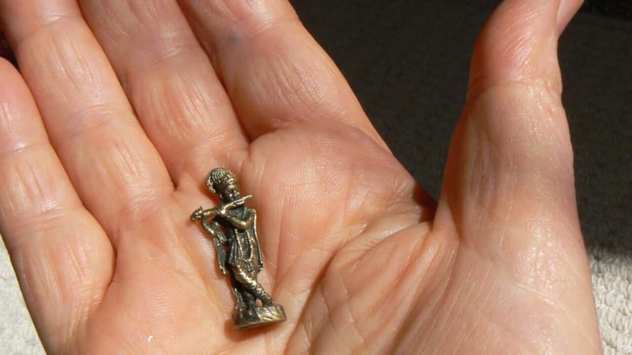 Lord Krishna miniature art