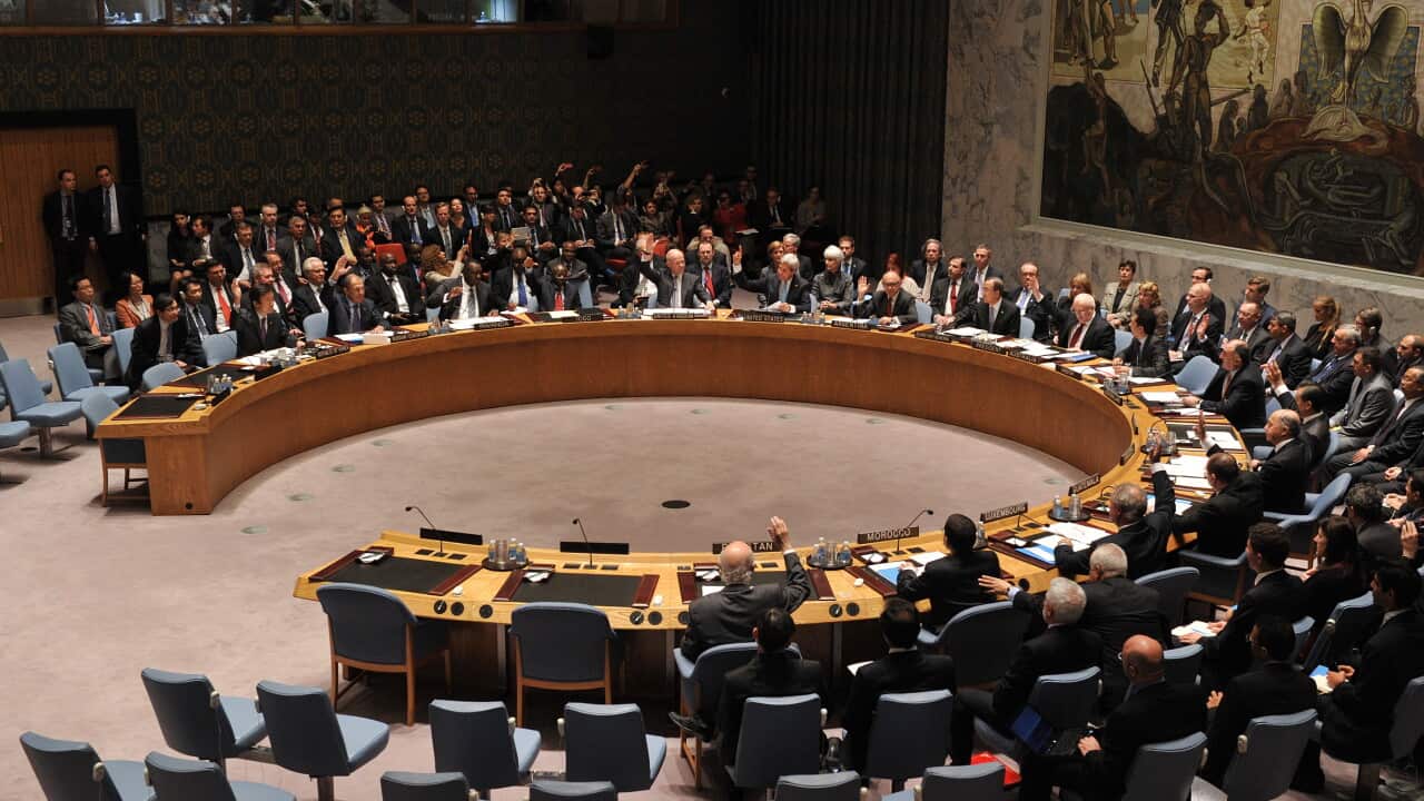 The United Nations Security Council votes during a meeting September 27, 2013 Getty.jpg