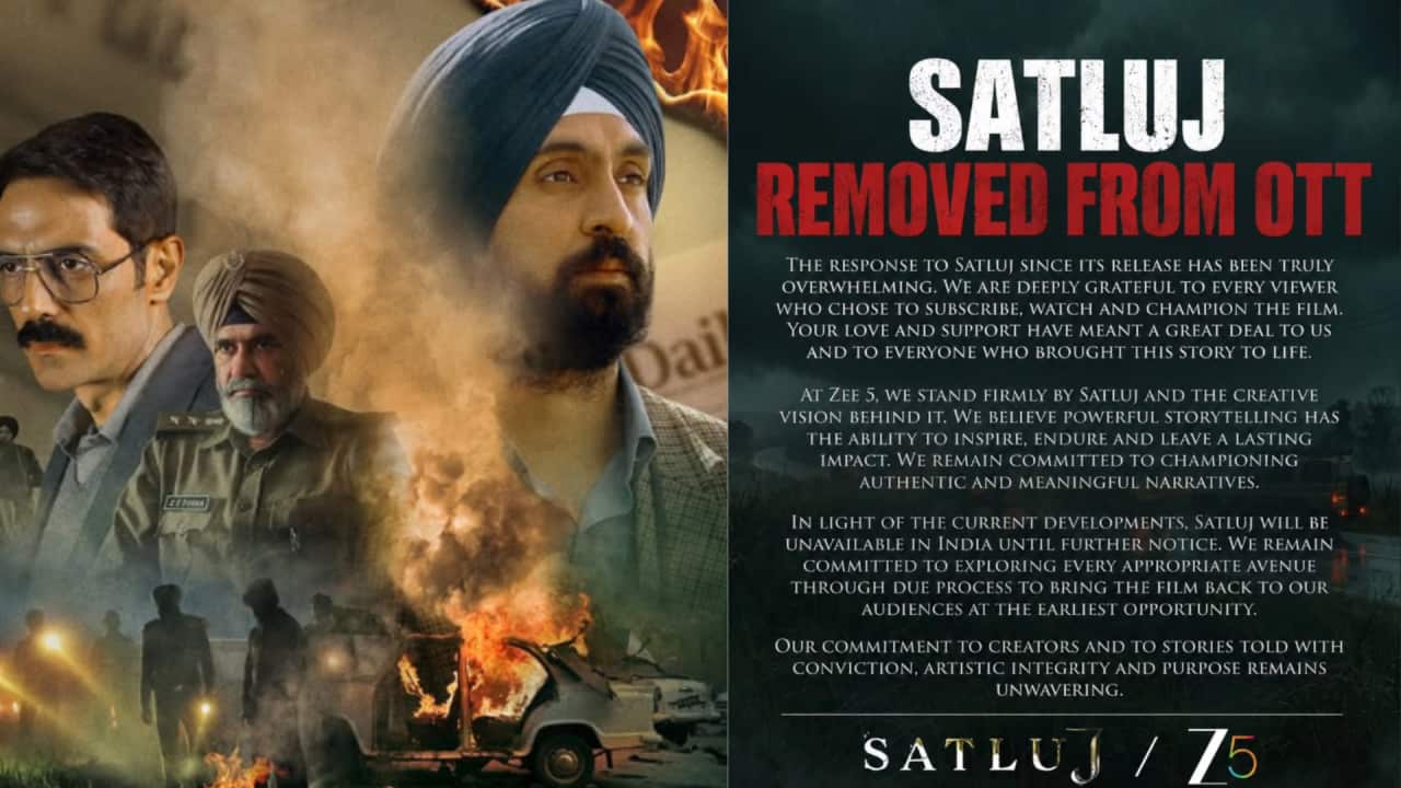 Diljit Dosanjh Satluj removed from OTT