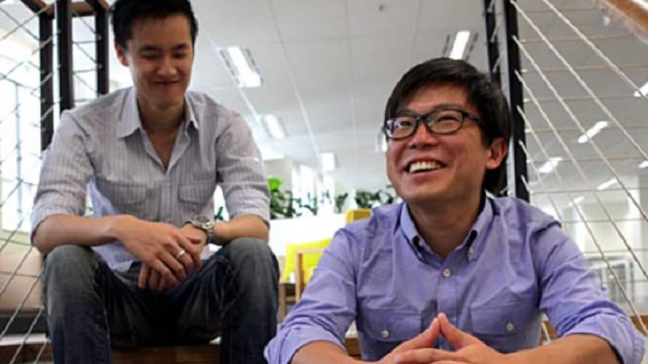 Jonathan Lui, right, and Tim Fung.