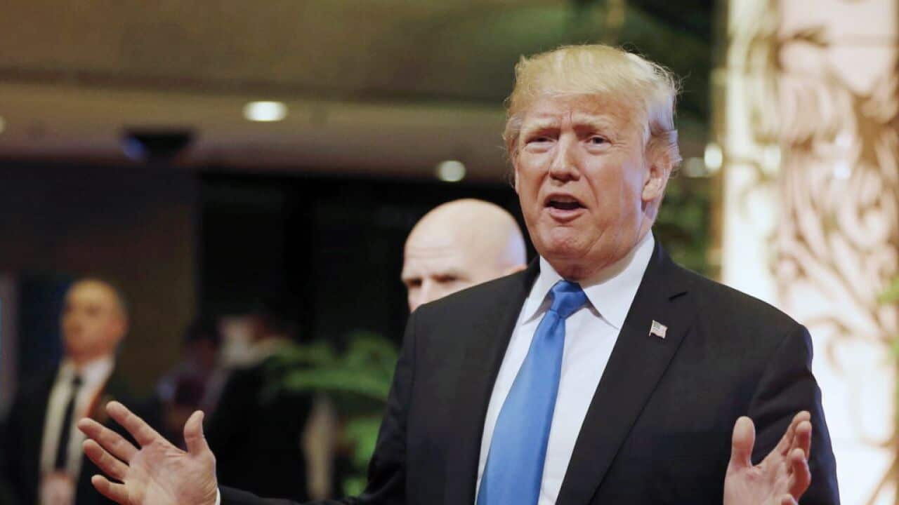 US President Donald Trump seen during the 2017 Association of Southeast Asian Nations (ASEAN) summit