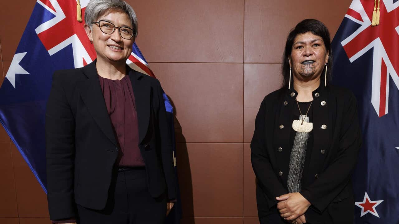 Australian Foreign Minister Penny Wong with her New Zealand counterpart Nanaia Mahuta.