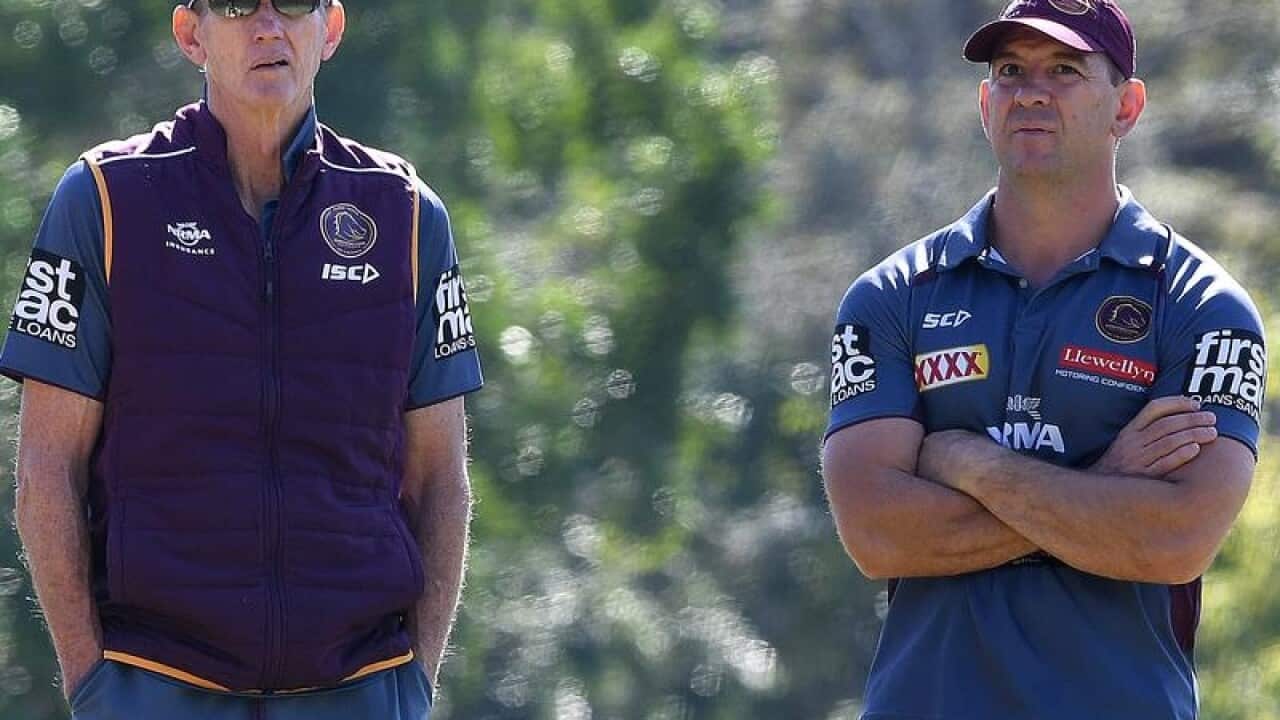 Wayne Bennett and Jason Demetriou