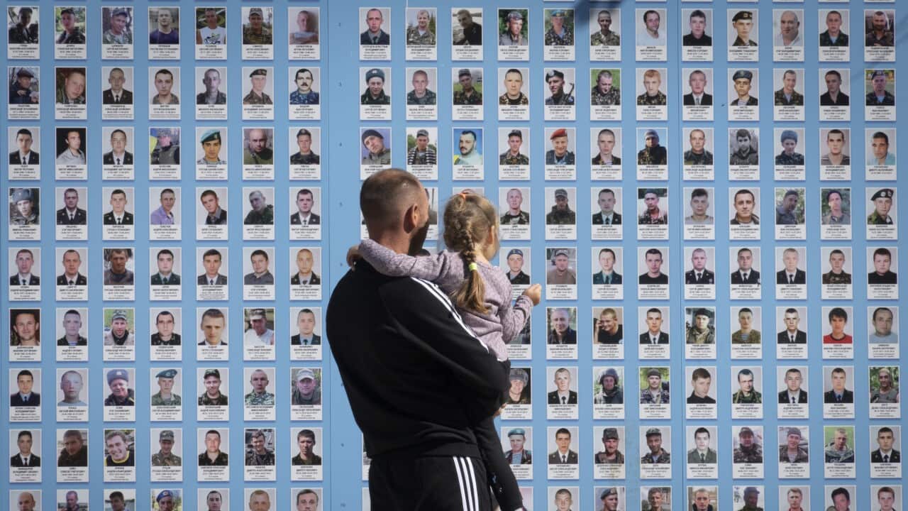 Ukraine - Memorial Wall of Fallen Defenders of Ukraine