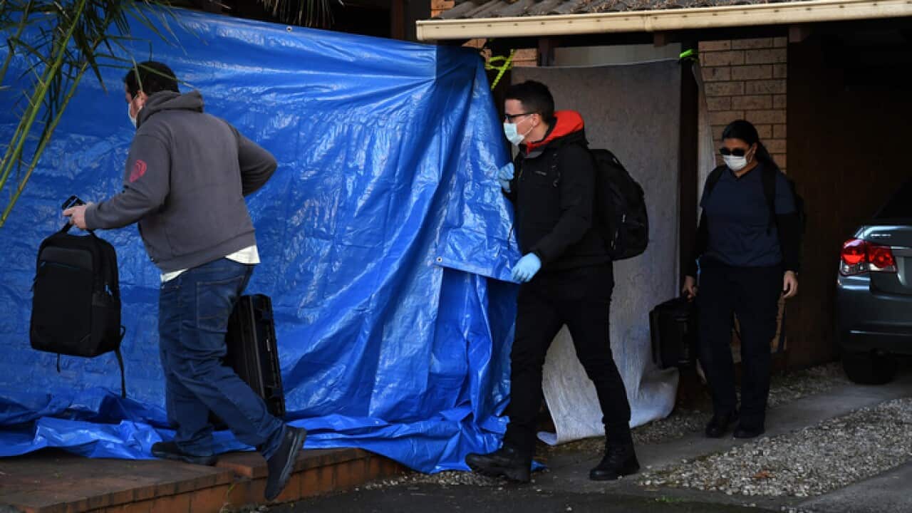 Police raid at a Greenacre home